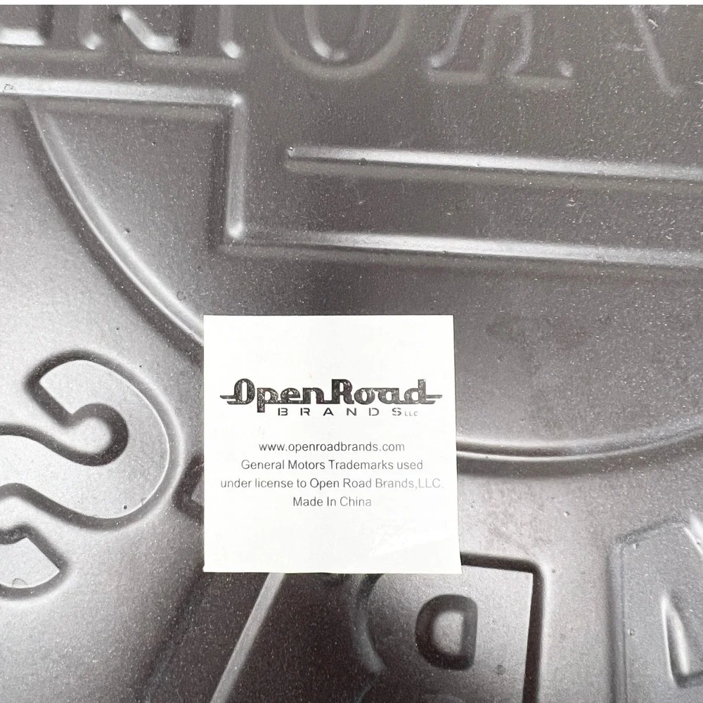 Open Road Brands embossed metal